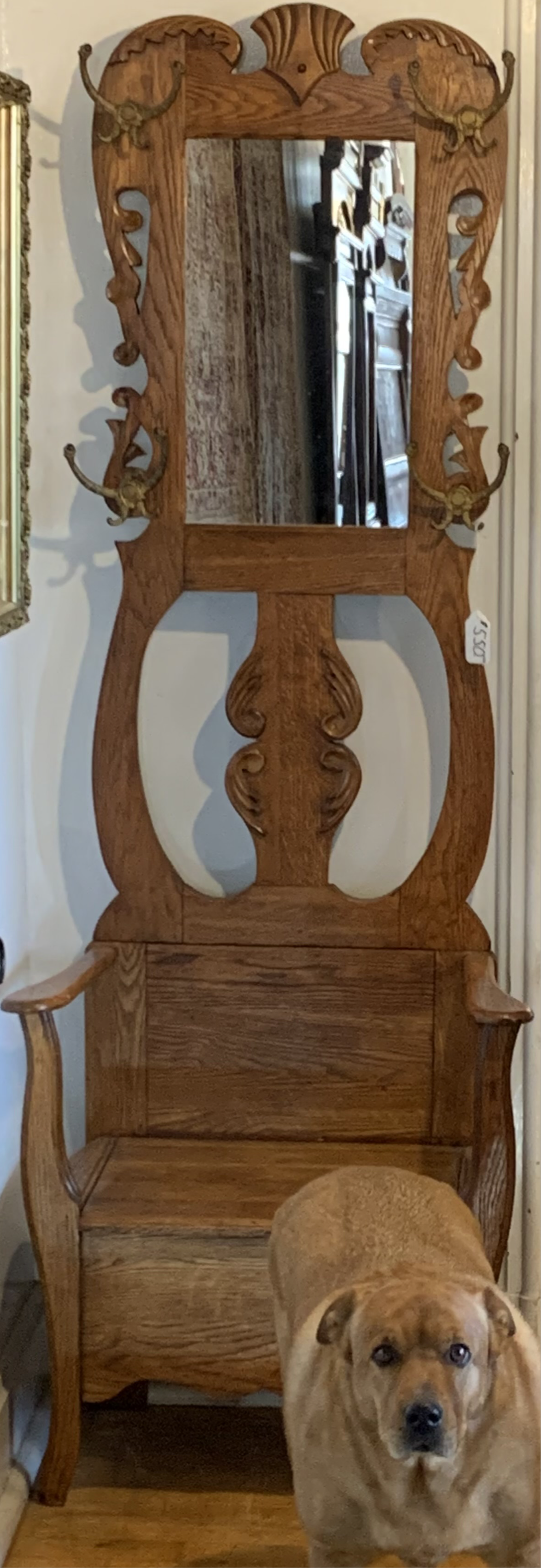 Bench Hall Tree