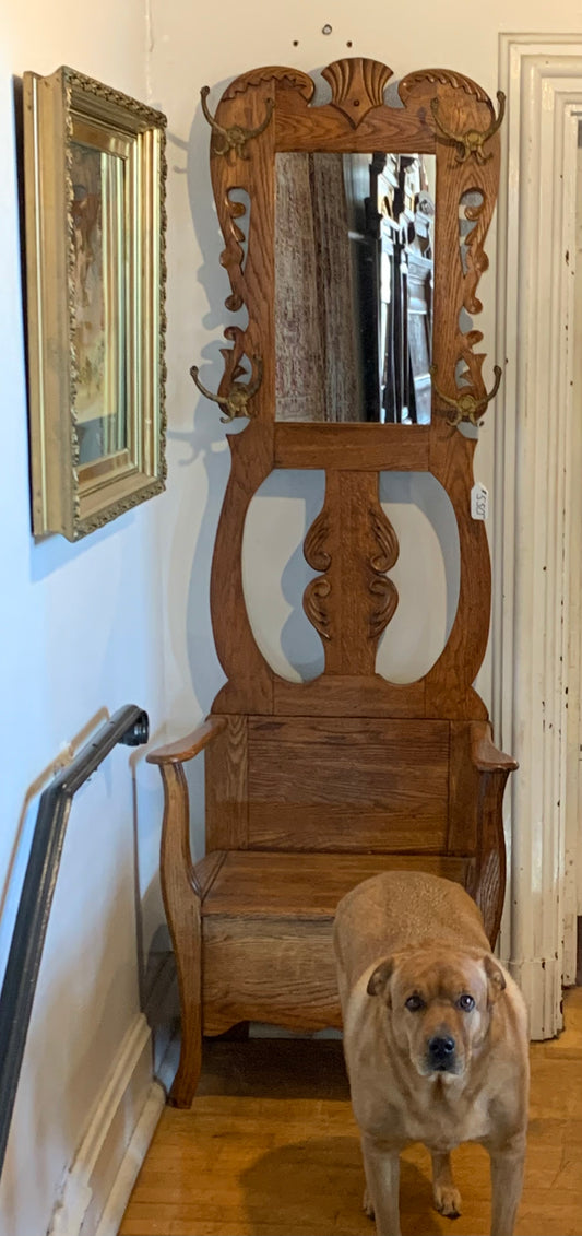 Bench Hall Tree